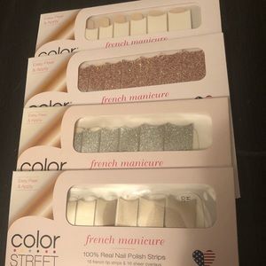 Color Street nail strips 4 French manicure 💅🏻